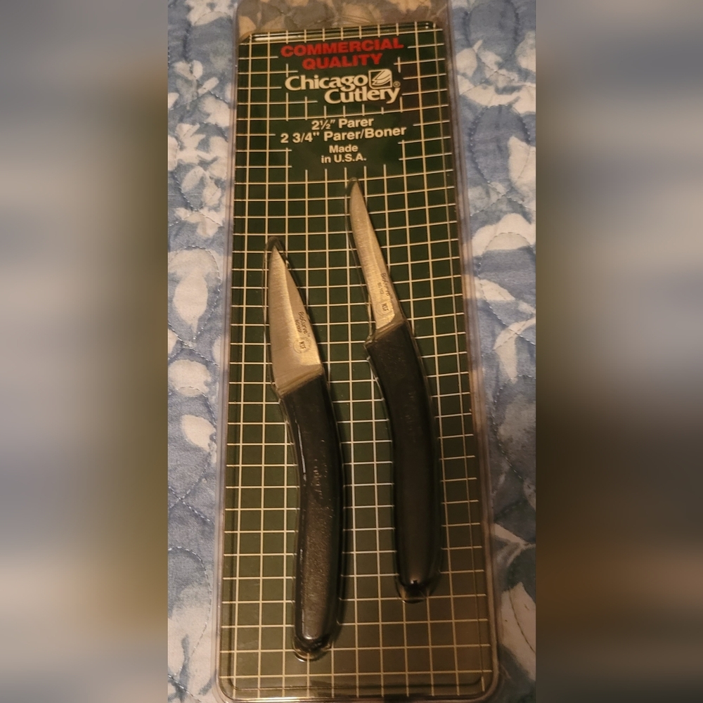 Vintage Chicago Cutlery Paring Knife Set 1990